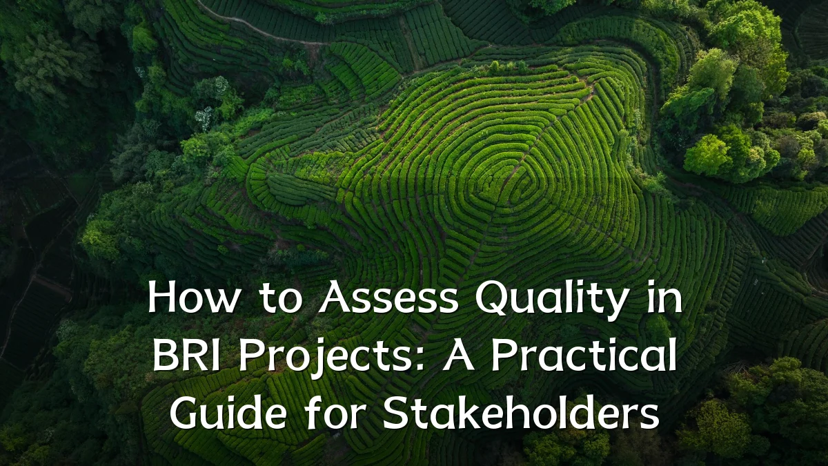 How to Assess Quality in BRI Projects: A Practical Guide for Stakeholders
