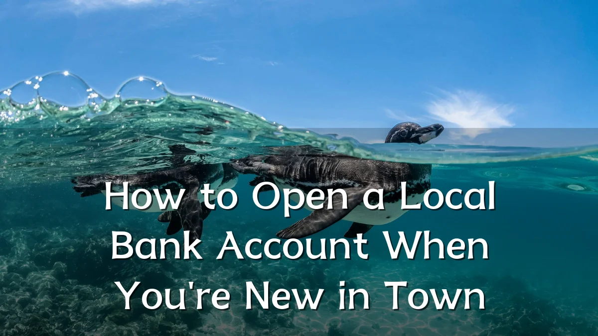 How to Open a Local Bank Account When You're New in Town