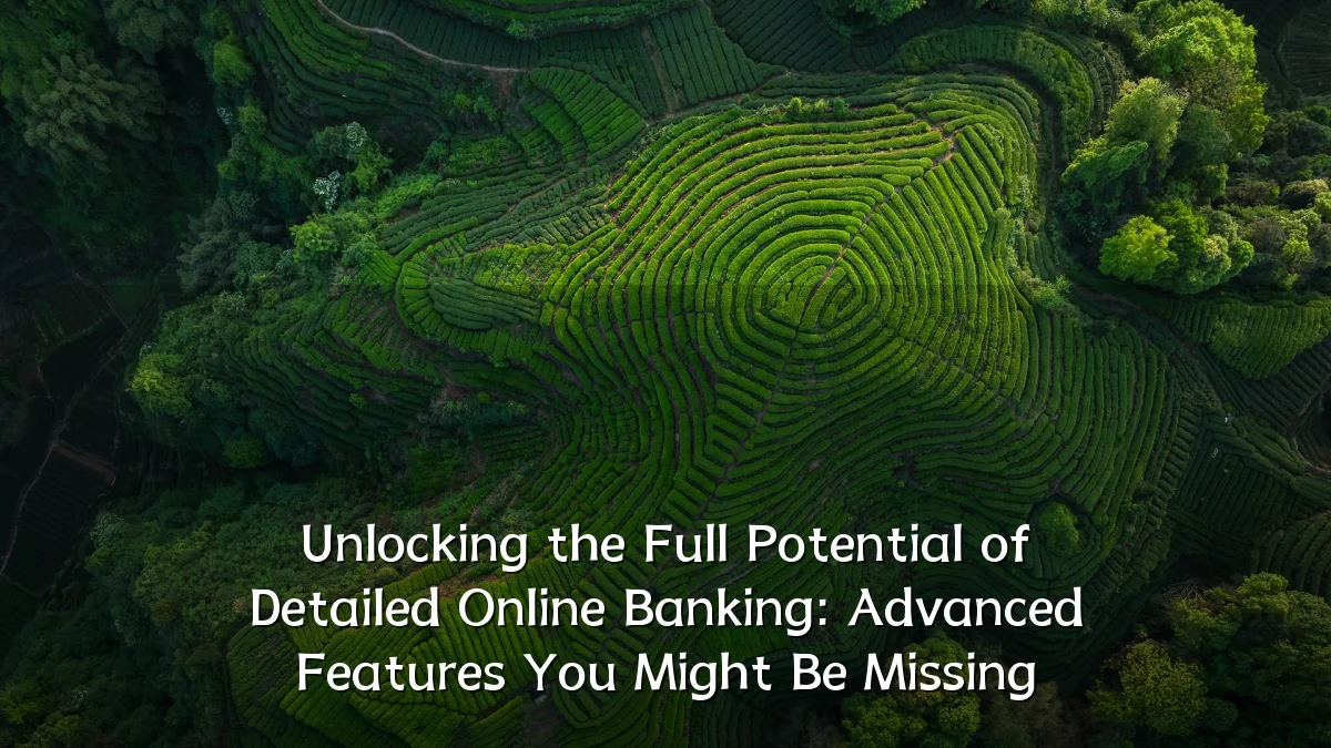Unlocking the Full Potential of Detailed Online Banking: Advanced Features You Might Be Missing
