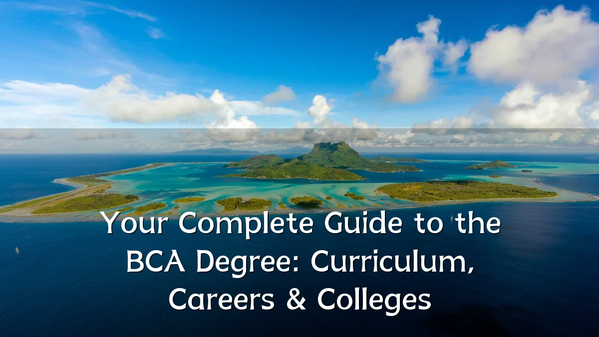Your Complete Guide to the BCA Degree: Curriculum, Careers & Colleges